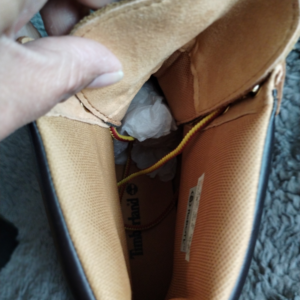 Timberland Premium Platform 6-Inch Boots Wheat Nubuck Women’s 9 NWOT A2KMU - Picture 10 of 11